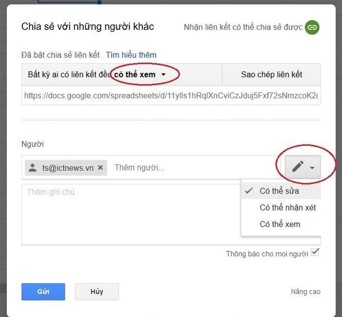 Hướng Dẫn Chia Sẻ File Excel Trên Google Drive