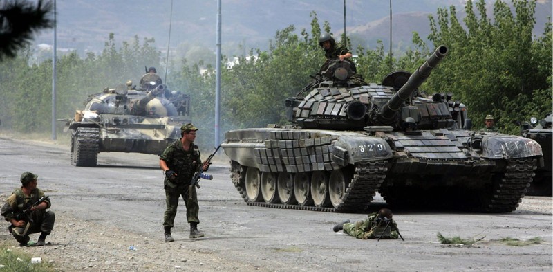 Binh sĩ Nga trong cuộc chiến ngắn ngủi với Gruzia năm 2008