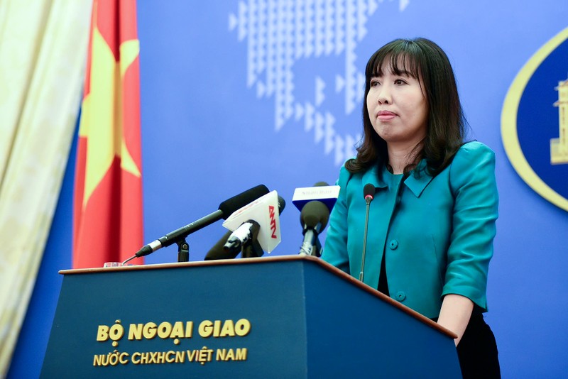 Bà Lê Thu Hằng - Phát ngôn viên của Bộ Ngoại giao Việt Nam