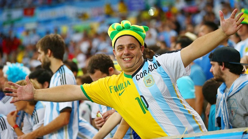 Trận đấu Argentina - Brazil xưa nay luôn là trận đấu kịch tính và hay nhất trên thế giới (ảnh CNN)