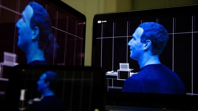 Mark Zuckerberg, Giám đốc điều hành của Facebook, phát biểu trong sự kiện Facebook Connect, nơi công ty công bố đổi tên thành Meta, tại New York vào ngày 28 tháng 10 năm 2021 (ảnh: Bloomberg)