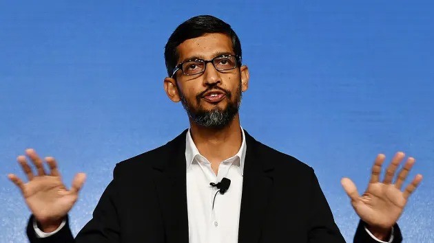 Ông Sundar Pichai, Giám đốc điều hành của Google (ảnh Bloomberg)