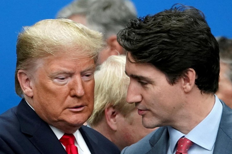 Tổng thống Trump "mắng" Thủ tướng Trudeau là "kẻ hai mặt" (Ảnh: Reuters)