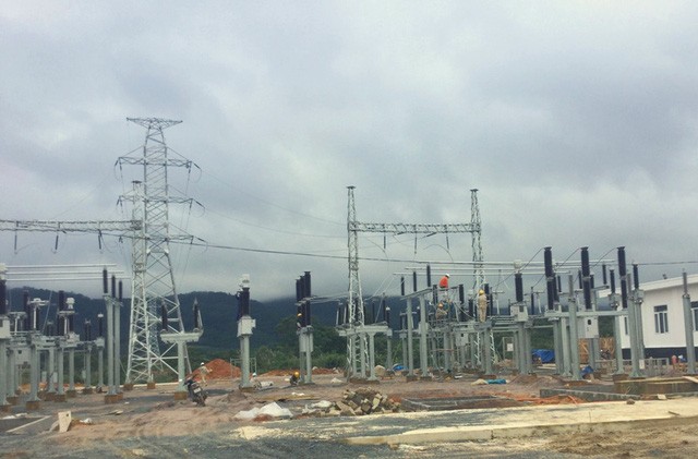 Một dự án điện do Tổng Công ty Tân Hoàn Cầu đầu tư tại Quảng Trị. (Ảnh: Dân trí)
