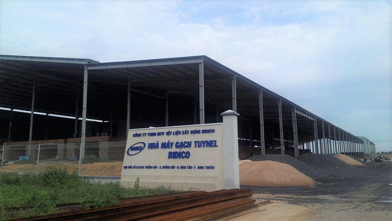Nhà máy gạch tuynel Bidico tại Bình Thuận (Nguồn: Internet)
