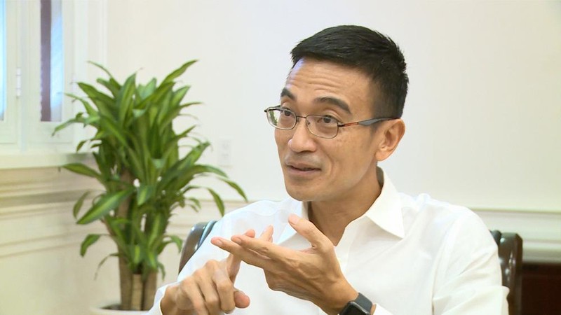 Ông Lê Hải Trà - Tổng giám đốc HoSE (Ảnh chụp màn hình - Nguồn: VTV)