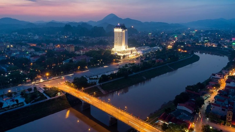 Thành phố Lạng Sơn nhìn từ trên cao (Ảnh: Internet)
