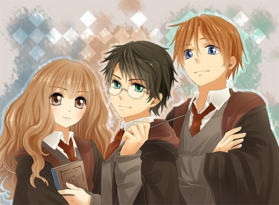 Chiêm ngưỡng các nhân vật Harry Potter phiên bản anime
