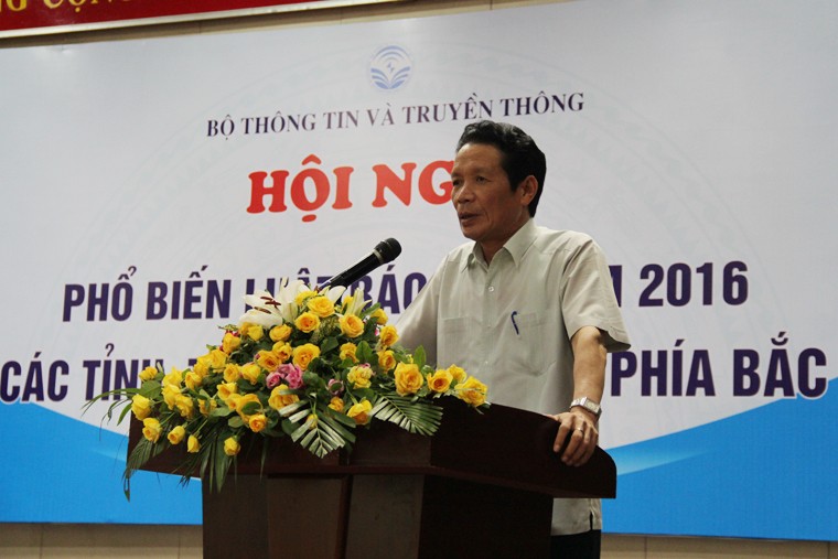 Thứ trưởng Hoàng Vĩnh Bảo phát biểu tại Hội nghị