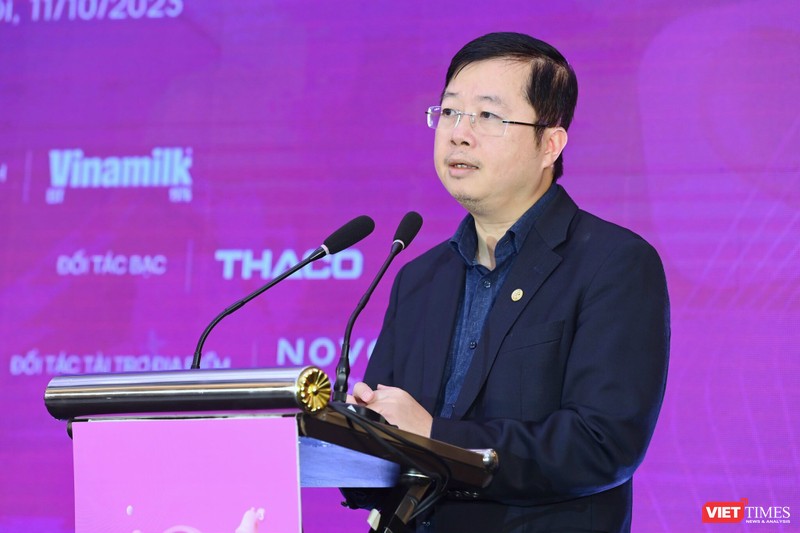 Ông Nguyễn Thanh Lâm - Thứ trưởng Bộ Thông tin và Truyền thông - phát biểu tại lễ phát động. vt_mr. nguyen thanh lam.jpg