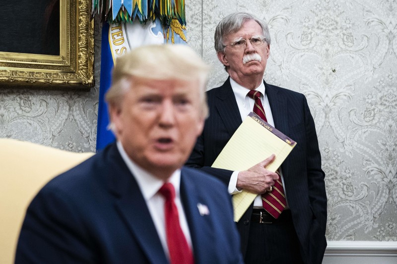 Sa thải Cố vấn an ninh quốc gia Mỹ John Bolton có thể ảnh hưởng tới chính sách ngoại giao của chính quyền Trump (Ảnh: CNBC)