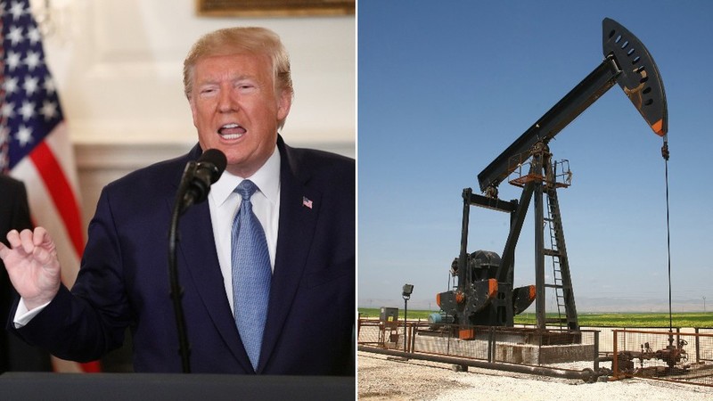 Sau khi rút binh sĩ khỏi Syria, ông Trump lại muốn triển khai binh sĩ ở nước này để "giữ giếng dầu" (Ảnh: RT)