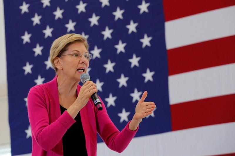 Bà Elizabeth Warren tập trung chủ yếu vào vấn đề chăm sóc sức khỏe và đánh thuế người giàu trong chiến dịch vận động tranh cử (Ảnh: National Interest)