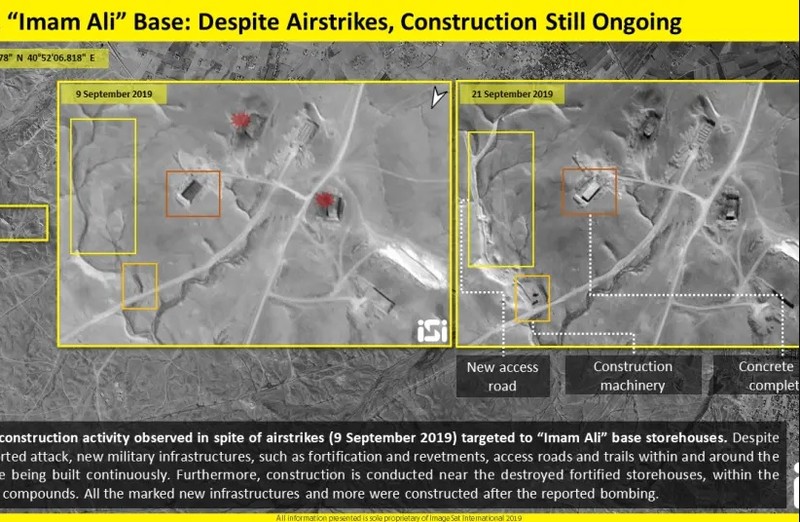 Hình ảnh vệ tinh cho thấy hoạt động xây dựng tại căn cứ này đang được tăng cường (Ảnh: ISI)