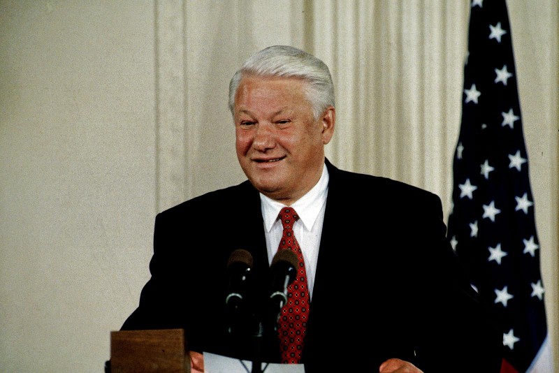 Tổng thống Nga Boris Yeltsin (Ảnh: TASS)