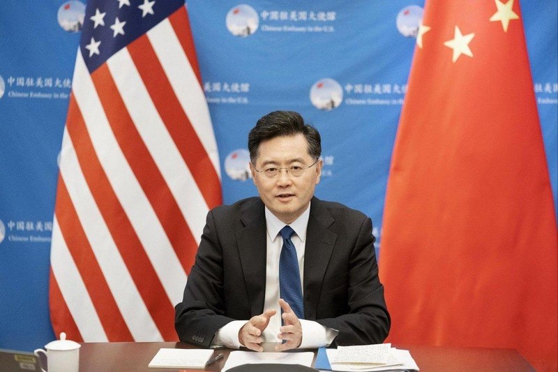 Đại sứ Trung Quốc tại Mỹ Tần Cương (Ảnh: Xinhua)