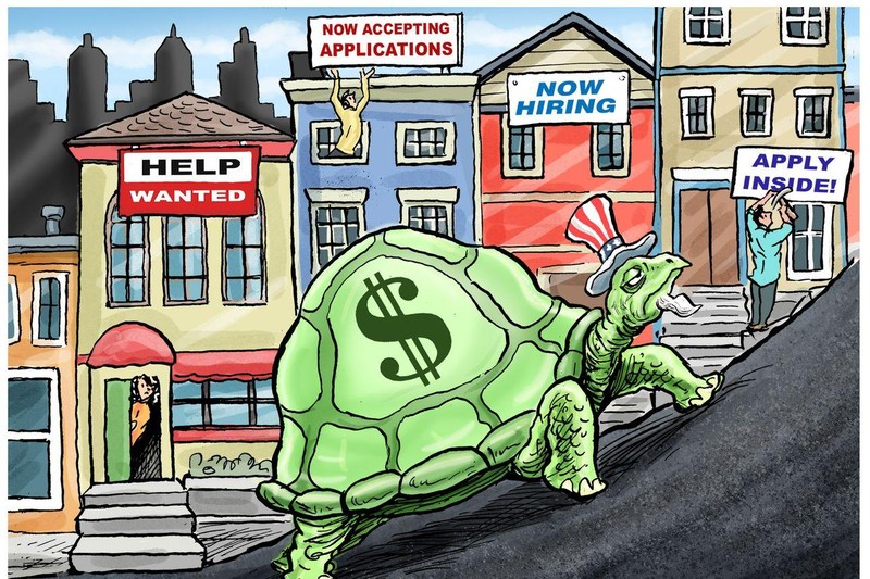[ĐỌC CHẬM CUỐI TUẦN]: Cuộc 'suy thoái toàn dụng lao động' lạ kỳ của kinh tế Mỹ (Ảnh minh họa: Wall Street Journal)