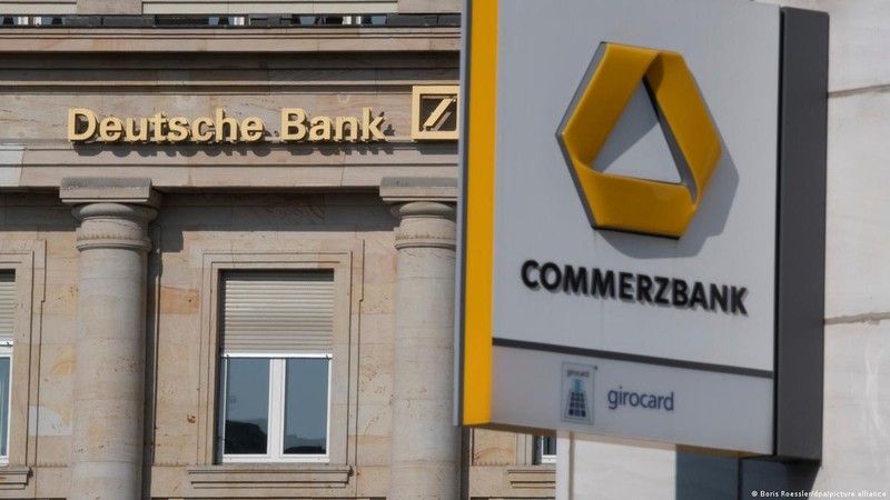 Deutsche Bank có nguy cơ trở thành mắt xích yếu tiếp theo của hệ thống ngân hàng (Ảnh: DW)
