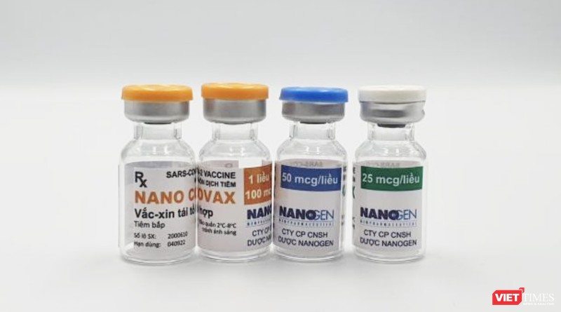 Vaccine phòng COVID-19 Nano Covax do NANOGEN sản xuất (Ảnh - Minh Thuý) 