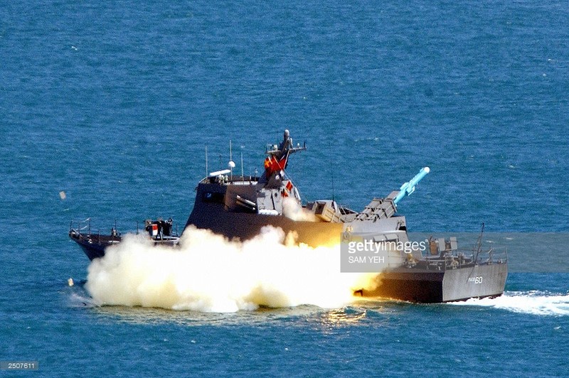 Tàu tuần tra mang tên lửa của Đài Loan (ảnh minh họa)