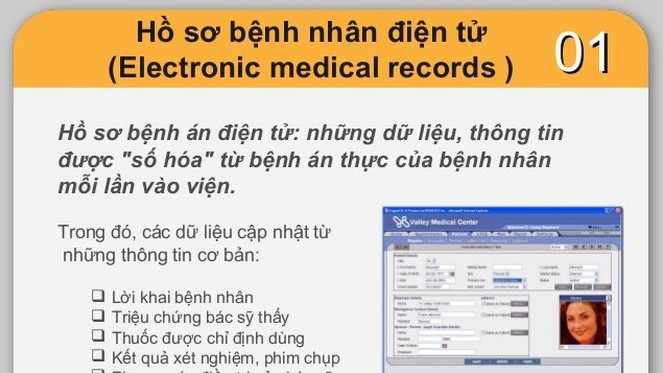 TP.HCM thực hiện hồ sơ sức khỏe điện tử tạo thuận lợi cho việc khám chữa bệnh. Ảnh: Internet