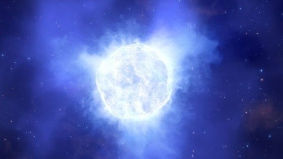 Hình ảnh mô phỏng minh họa về một ngôi sao trước khi chết - Ảnh: ESO / L. CALÇADA