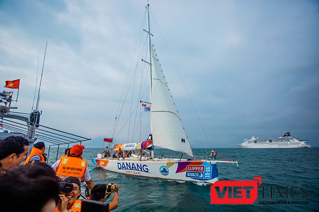 Đội thuyền đua Clipper Racer Đà Nẵng bị nạn trên biển phải rời cuộc đua sớm hơn dự kiến.