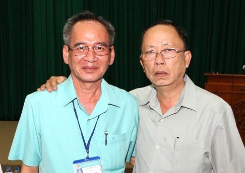 Ông Lữ Văn Hùng (trái) và ông Trần Công Chánh (phải). Ảnh: Dân trí