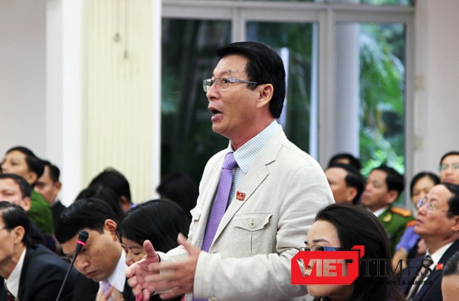 Ông Trần Văn Lĩnh, nguyên đại biểu HĐND TP Đà Nẵng khóa VIII, người từng chất vấn UBND TP liên quan đến tòa nhà Trung tâm hành chính
