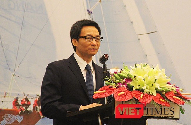 Phó thủ tướng Chính phủ Việt Nam Vũ Đức Đam phát biểu tại sự kiện
