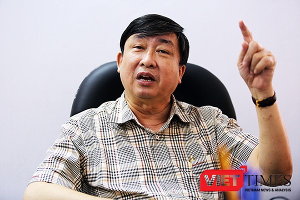 ông Bùi Văn Tiếng, Chủ tịch Hội Khoa học Lịch sử Đà Nẵng, nguyên Trưởng Ban Tổ chức Thành ủy Đà Nẵng