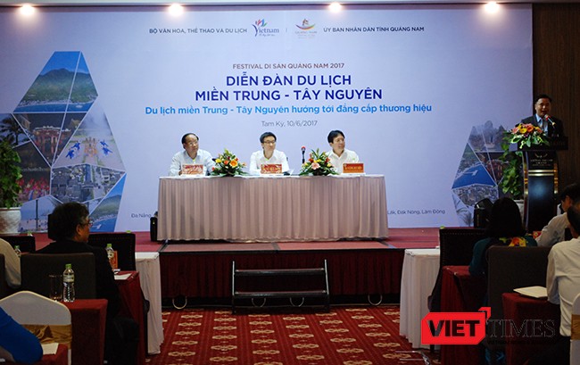 Ngày 10/6, Bộ VH, TT & DL phối hợp UBND tỉnh Quảng Nam tổ chức Diễn đàn Du lịch miền Trung - Tây Nguyên với chủ đề "Du lịch miền Trung-Tây Nguyên hướng tới đẳng cấp thương hiệu"
