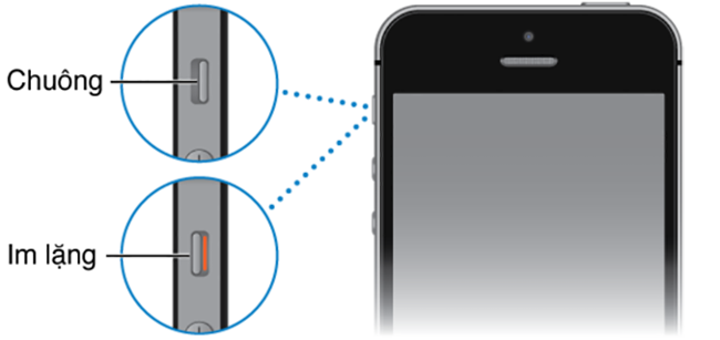 Giải pháp đầu tiên mà bạn cần thực hiện là kiểm tra nút gạt nằm bên cạnh trái thiết bị, bởi trong quá trình sử dụng, có thể do vô tình mà bạn đã chuyển iPhone sang chế độ im lặng.