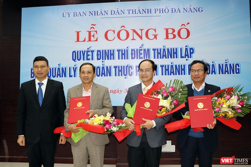 Sáng 30/12, UBND TP Đà Nẵng đã chính thức công bố Quyết định thành lập Ban Quản lý An toàn thực phẩm (ATTP) TP Đà Nẵng