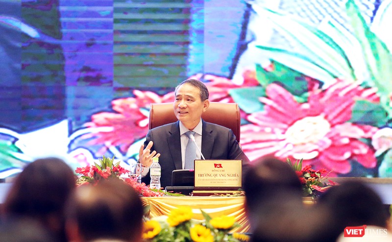  Bí thư Thành ủy Đà Nẵng Trương Quang Nghĩa chủ trì buổi “Tọa đàm mùa Xuân 2018” nhằm lắng nghe ý kiến cộng đồng doanh nghiệp