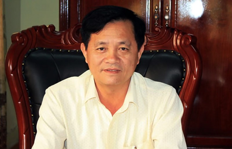 Ông Lê Văn Sơn, Phó Bí thư Quận ủy, Chủ tịch UBND quận Cẩm Lệ (ảnh Đinh Nga CAĐN)