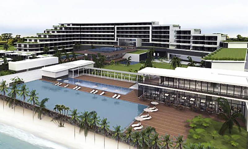 Phối cảnh dự án Khu Resort & Spa Marriott Hội An của Công ty Cổ phần Khu du lịch và Khách sạn Phát Đạt Quảng Ngãi (ảnh Resort & Spa Marriott Hội An).