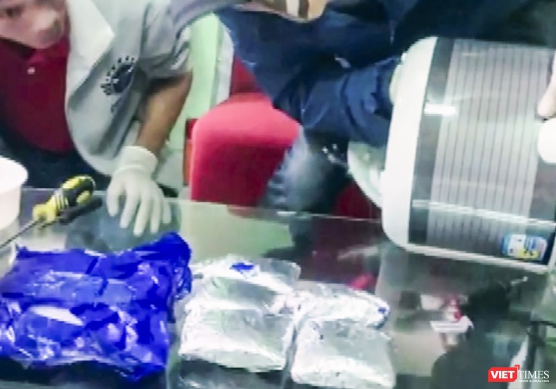 Tang vật 6kg ma túy được giấu bên trog nồi cơm điện bị phát hiện