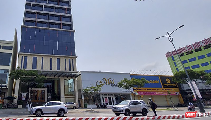 Khách sạn Vanda, nơi 2 du khách người Anh bị mắc COVID-19 lưu trú tại Đà Nẵng