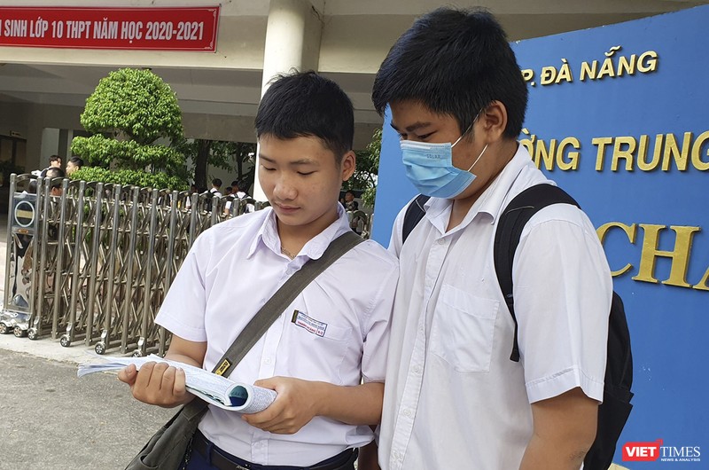 Thí sinh tham gia kỳ thi tuyển sinh vào lớp 10 THTP năm 2020 trên địa bàn TP Đà Nẵng