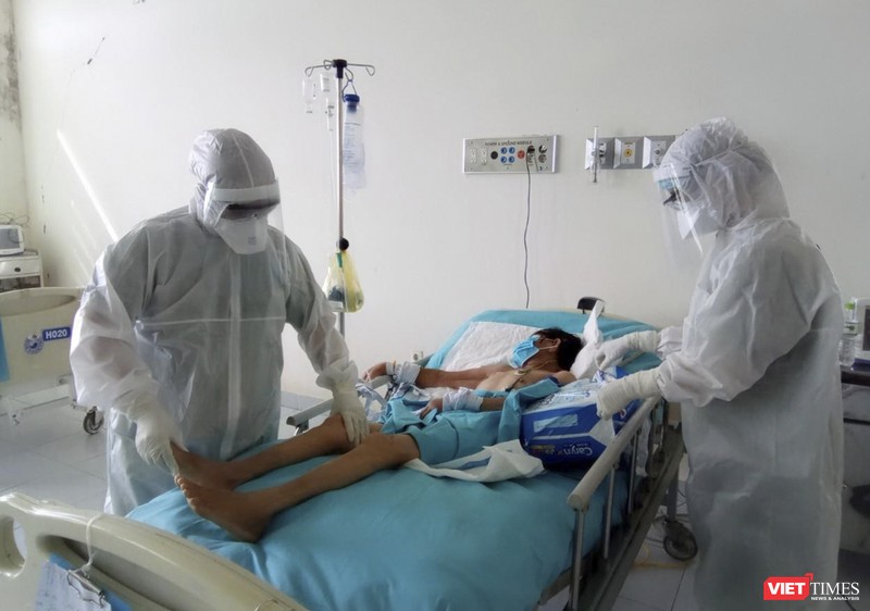 Bệnh nhân mắc COVID-19 đang được điều trị tại Quảng Nam