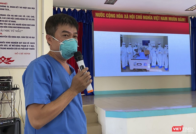 Bác sĩ Trần Thanh Linh - Phó trưởng Khoa Hồi sức cấp cứu, Bệnh viện Chợ Rẫy chia sẻ về công tác điều trị đối với bệnh nhân 581