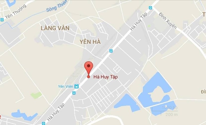 Tuyến đường có điểm đầu tại vị trí giao với đường Hà Huy Tập, điểm cuối hết địa phận huyện Gia Lâm.