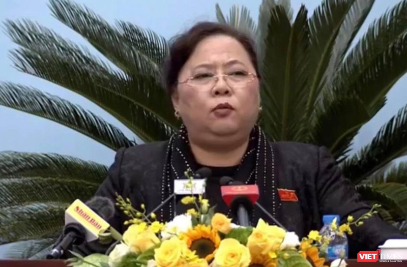Chủ tịch HĐND TP Hà Nội, Nguyễn Thị Bích Ngọc.