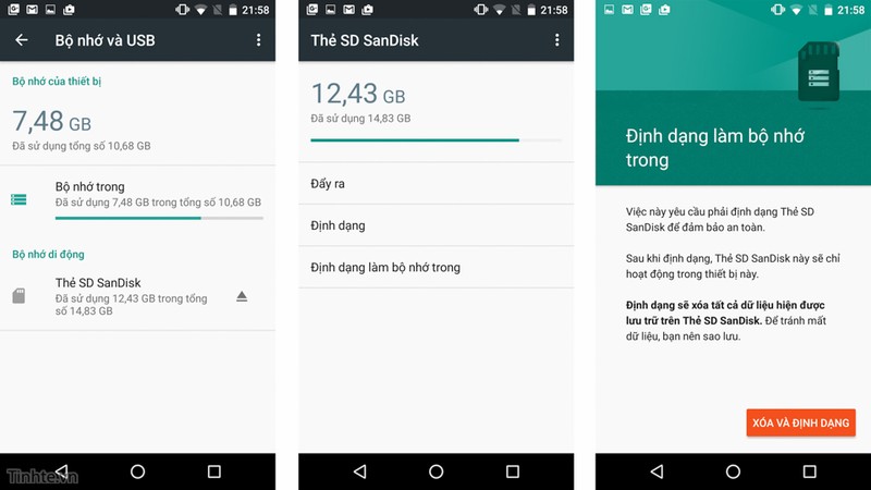 Dùng thẻ nhớ như là bộ nhớ trong trên Android 6.0: không như những gì bạn nghĩ ảnh 1 Dùng thẻ nhớ như là bộ nhớ trong trên Android 6.0: không như những gì bạn nghĩ ảnh 1