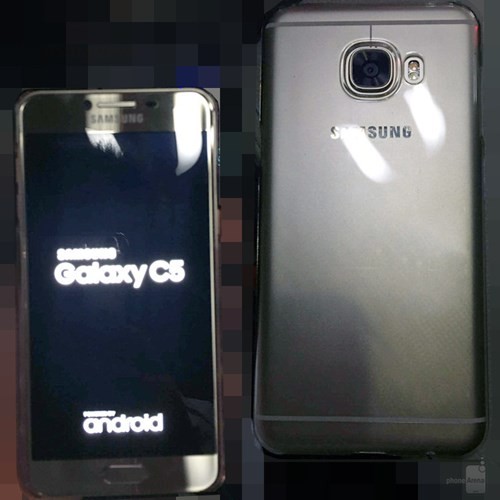 Ngắm điện thoại Galaxy C5 thiết kế giống HTC 10