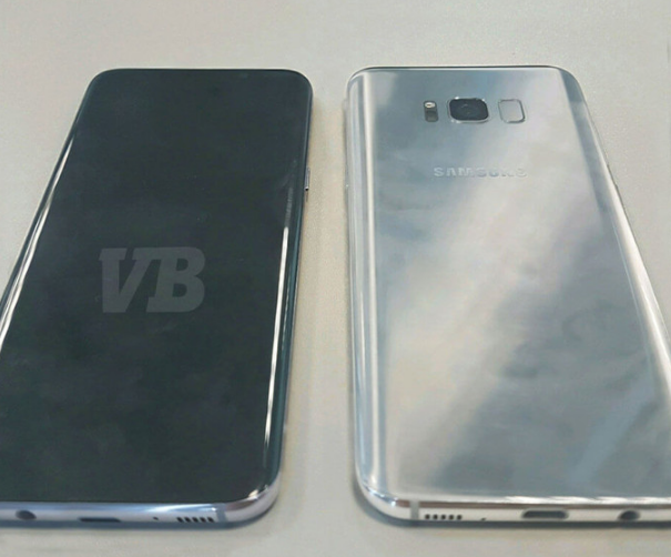 Hình ảnh mẫu smartphone Galaxy S8 từng được @EveLeaks chia sẻ.