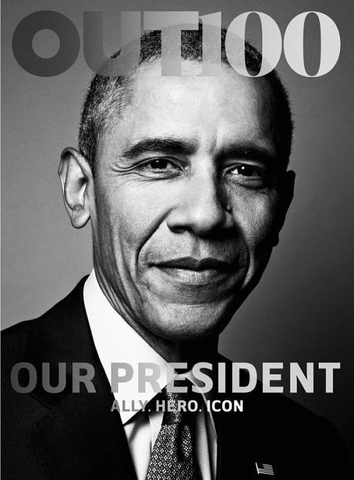 Ông Obama trên trang bìa tạp chí Out số mới nhất
