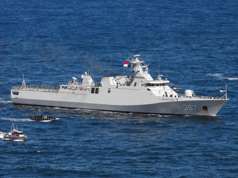 Tàu chấp pháp Indonesia hoạt động gần quần đảo Natuna