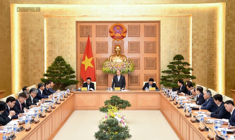 Ngày 22/12, Thủ tướng Nguyễn Xuân Phúc đã có buổi làm việc với Tổ tư vấn kinh tế tại trụ sở Chính phủ (Nguồn: VPCP)